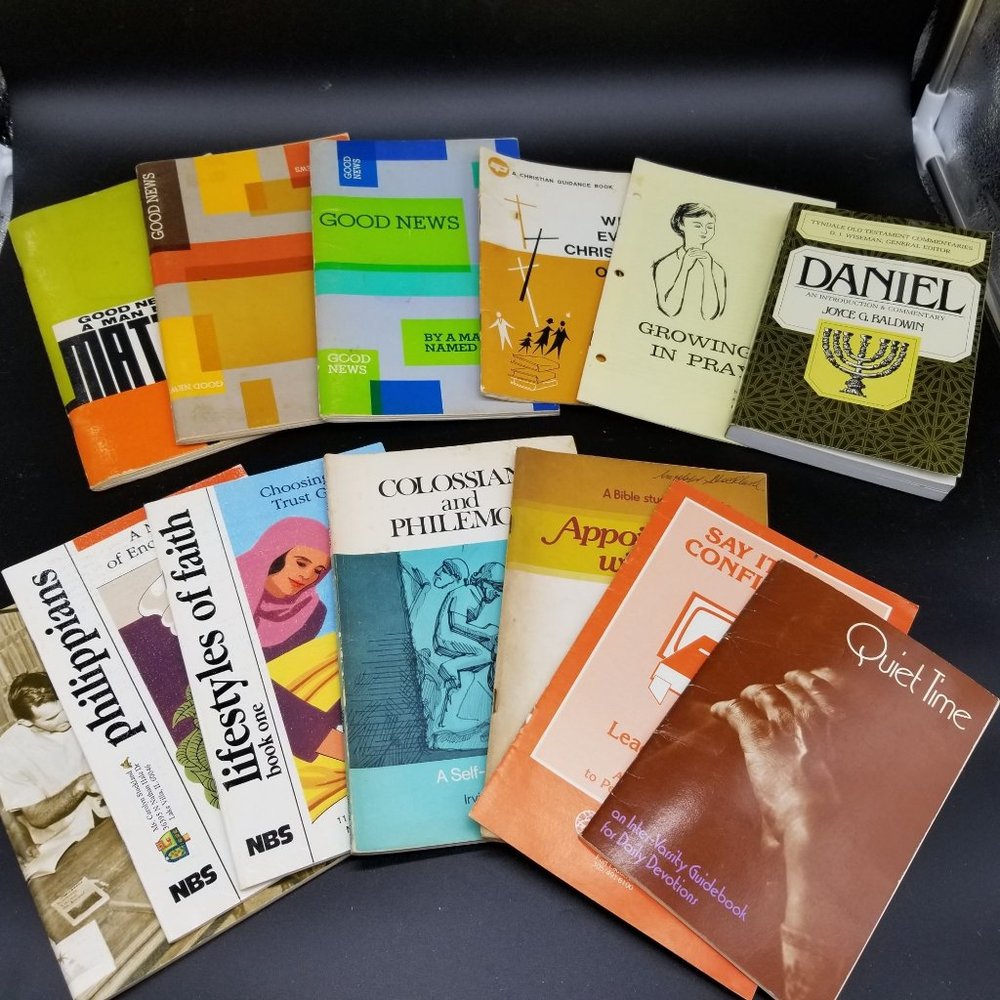 Christian Bible Study Devotional Scripture Church Educational Lot 12 Good News